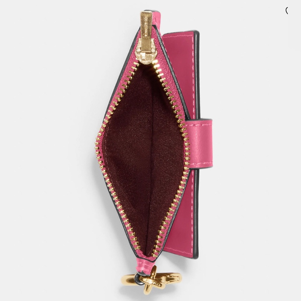 NWT Coach Attachment Card Case In Colorblock Signature Canvas - Picture 2 of 6
